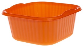 Bacia Propileno Quadrapractic Quadrado Laranja 6.5L