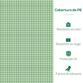 Estufa 295x100x80 cm para Jardim Varanda Estufa Pequena para Cultivo d