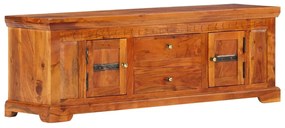 Móvel de TV 119x30x40 cm madeira de acácia maciça