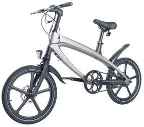 Bicicleta Elétrica – Cruzaa Gun Metal – Cinzento Metálico – 159x59,5x1
