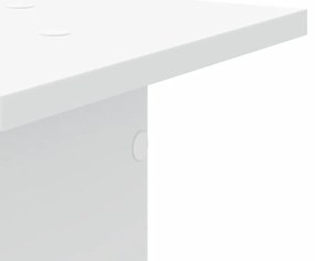 Suportes p/ plantas 2 pcs 30x30x80 cm derivados madeira branco
