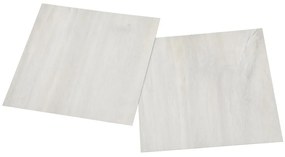Tábuas de soalho autoadesivas 20 pcs 1,86 m² PVC cor creme