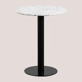 Mesa De Bar Redonda Ø60 Cm Em Terraço Dolce Branco - Sklum