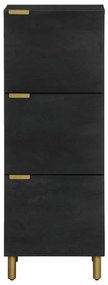 Móvel alto 40x33x110 cm derivados de madeira preto