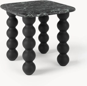 Mesa de apoio em mármore com pernas em carvalho Lyndi