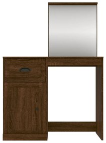 Toucador c/ espelho derivados de madeira carvalho castanho