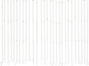 Cortina mosquiteira em bambu 90x200 cm