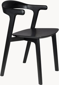 Cadeiras de jantar em madeira com braços Northwood, conjunto de 2