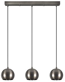 Candeeiro de Teto Berceste – Platina – 65 x 15 cm