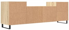 Móvel de TV 160x35x55 cm derivados de madeira carvalho sonoma