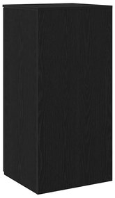 Armário de arrumação 50x45x103,5 cm derivados de madeira preto