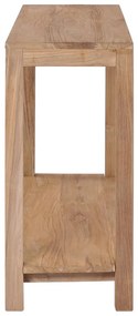 Mesa consola 120x35x75 cm madeira de teca maciça