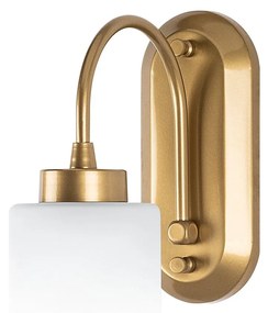 Aplique de Parede Hemikilo – Dourado – 10 x 21 x 28 cm