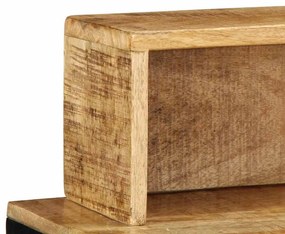 Mesa de Consola 100x55x75 cm Madeira Rústica Sólida de Manga