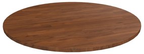 vidaXL Tampo mesa redondo Ø90x1,5 cm carvalho tratado castanho-escuro