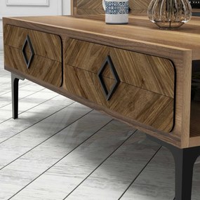 Mesa de Centro Samba – Nogueira – 105x34,6x60 cm