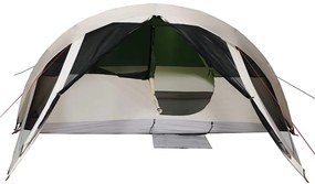 Tenda familiar estilo cabana para 6 pessoas impermeável verde