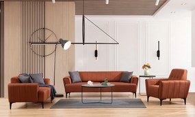 Sofá de 2 Lugares Hamlet – Vermelho Telha – 180x95x77 cm