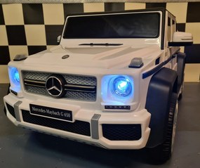 Carro infantil a bateria Mercedes Maybach G650 12V 1 pessoa branca