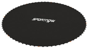 SPORTNOW Tapete Substituição Trampolim Redondo Ø323 cm Alta Qualidade Anti-UV Resistência Longa Duração 12 Pés Preto Durável | Aosom Portugal