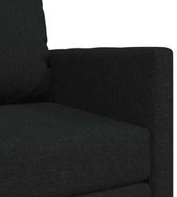 Sofá Cama 2-em-1 Preto 74x77x81 cm Tecido