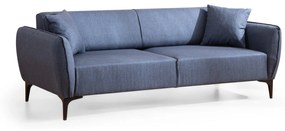 Sofá de 3 Lugares Belissimo – Azul – 220 x 67 x 95 cm