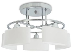 Candeeiro teto abajures de vidro elipsoides 5 lâmpadas E14 200W