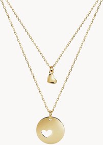 Colar em prata banhado a ouro Lexie