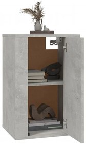 Móveis de TV de parede 2 pcs 40x34,5x60 cm cinzento-cimento