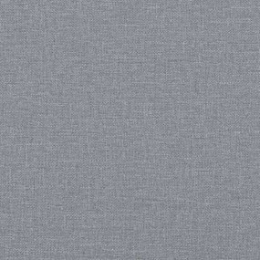 Sofá-cama c/ gavetão e colchões 100x200cm tecido cinzento-claro