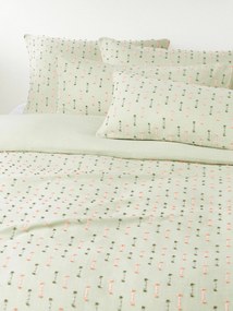 Capa de edredão em algodão Lenja verde