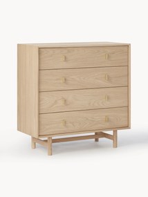 Oak Wood Chest of Drawers Diana