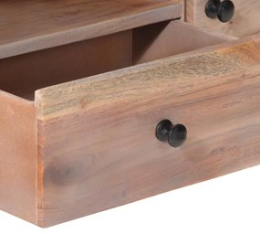 Móvel de TV 118x30x40 cm madeira de acácia maciça
