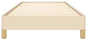Estrutura de cama sem colchão 80x200 cm creme