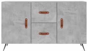 Aparador 100x36x60 cm derivados de madeira cinzento cimento