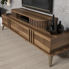 Móvel TV Eylül – Nogueira – 168x39x51 cm