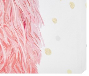 Impressão de lama cor-de-rosa em tela 60 x 80 cm AFASSA Beliani
