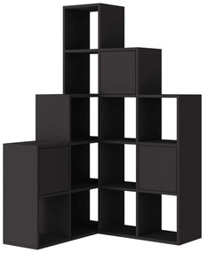 Secretária de Estudo e Estante Extra – Creme e Preto – Secretária: 120