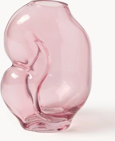Jarra de vidro artesanal Gleam, Alt 18 cm