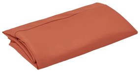 Tecido de substituição p/ guarda-sol exterior 300 cm terracota