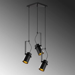 Candeeiro Chandelier Spot – Preto – 40 x 40 cm
