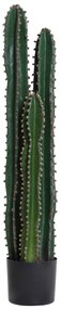 Outsunny Cacto Artificial Alto Realismo Planta Artificial Grande Porte Ø 17x98 cm Verde | Aosom Portugal
