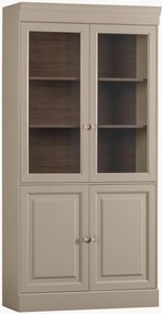 Cómoda de madeira de pinho cinza Dakar FSC Chow, 4 gavetas