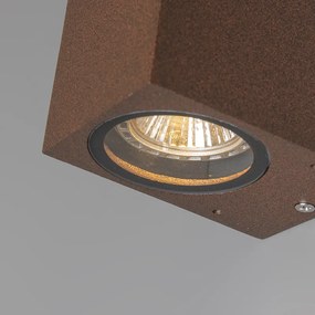 Conjunto de 2 Apliques de Parede Industriais Castanho Ferrugem IP44 - Baleno Clássico / Antigo,Country / Rústico,Industrial