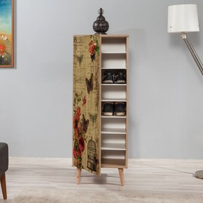 Sapateira Filinta – Carvalho Sonoma – 50x135x38 cm