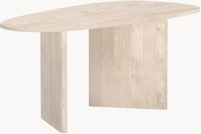 Mesa de jantar oval com efeito de madeira Grönvik, 180 x 90 cm