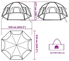 Tenda de festas impermeável verde mar