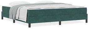 Cama box spring com colchão Verde Escuro 180 x 200 cm Veludo