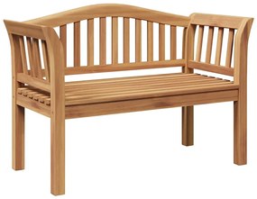 Banco de Jardim 120x53.5x85 cm Madeira Sólida de Teca