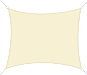 Vela de Sombra Quadrado 3x3 m Toldo Vela de Poliéster com Proteção UV